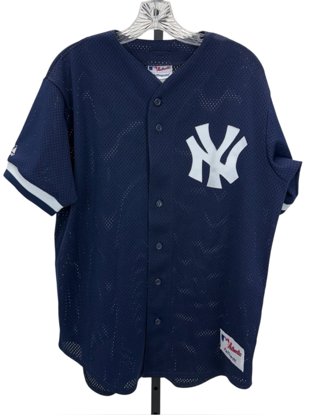 Majestic New York Yankees Jeter Jersey Medium Blue